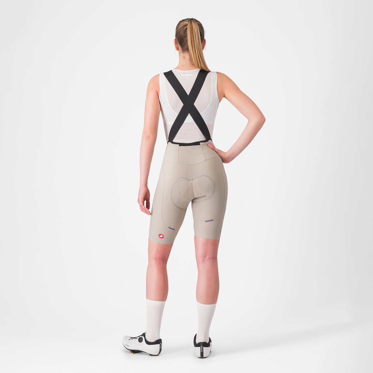 CASTELLI ESPRESSO W DT BIBS CLAY/DARK GREY