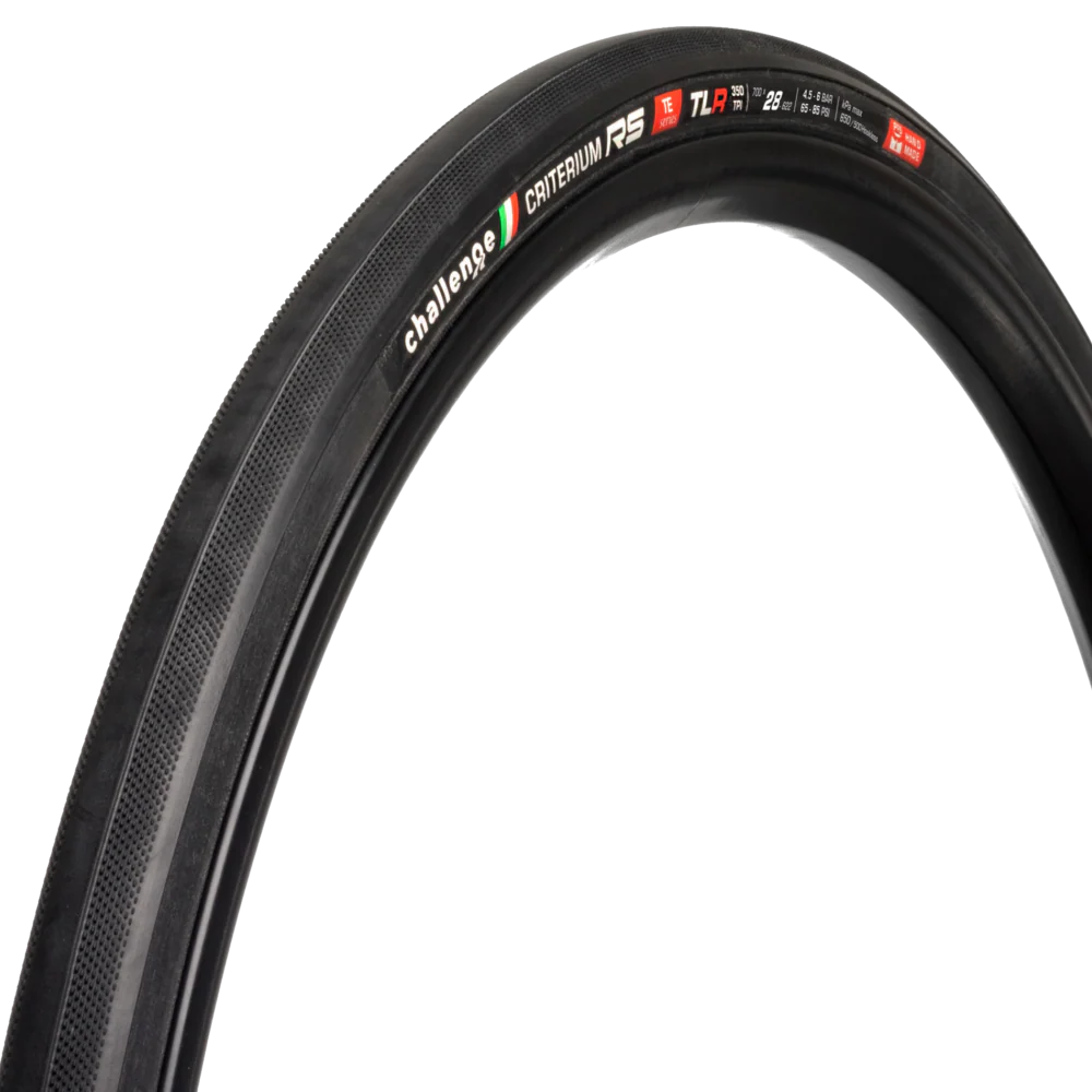 Neumático Challenge CRITERIUM RS - HookLess compatible TE H-TLR 700 x 28 Black 350TPI