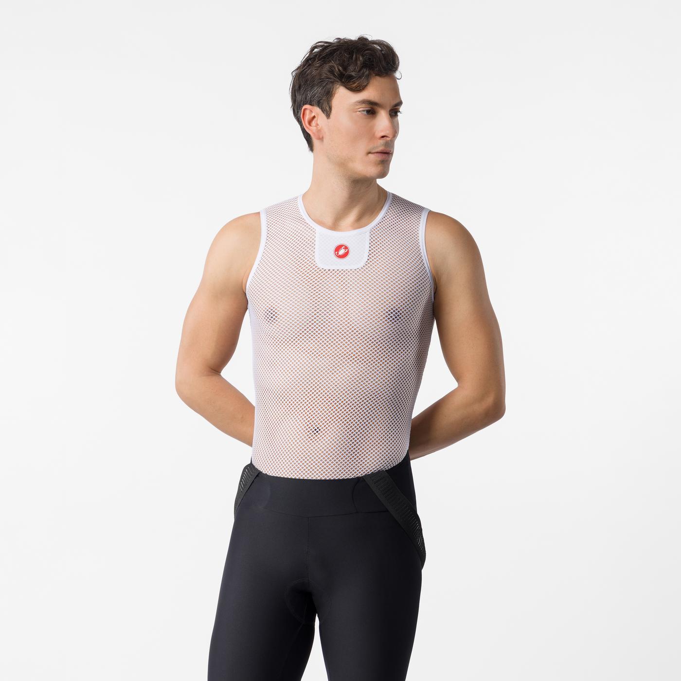 CORE MESH 3 SLEEVELESS WHITE