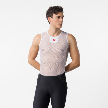 CORE MESH 3 SLEEVELESS WHITE