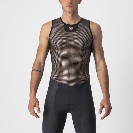 CORE MESH 3 SLEEVELESS BLACK