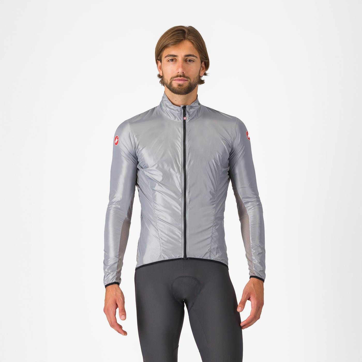 ARIA SHELL JACKET SILVER GRAY