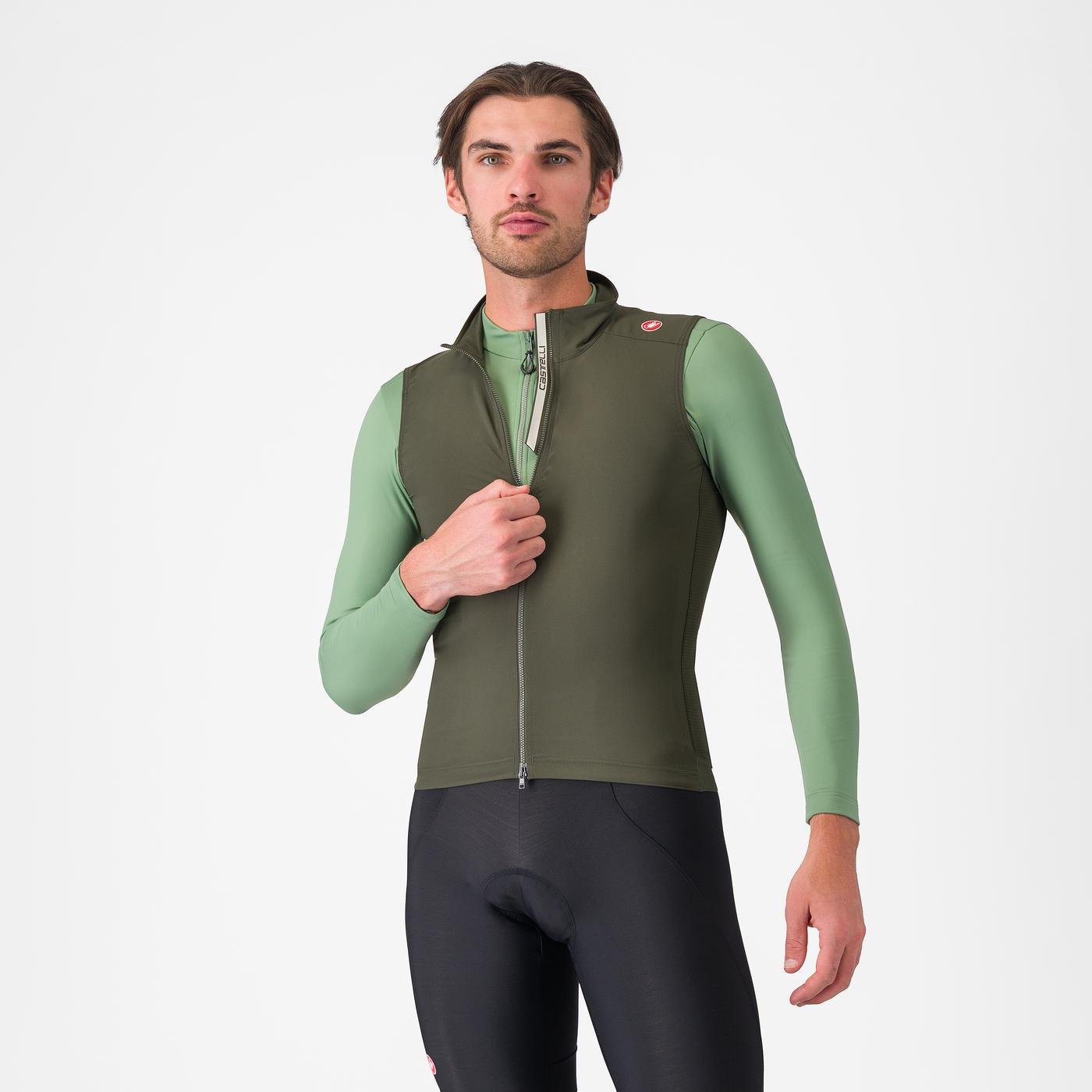ESPRESSO VEST DEEP GREEN