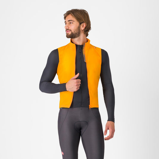 ESPRESSO VEST VIVID ORANGE/DARK GRAY