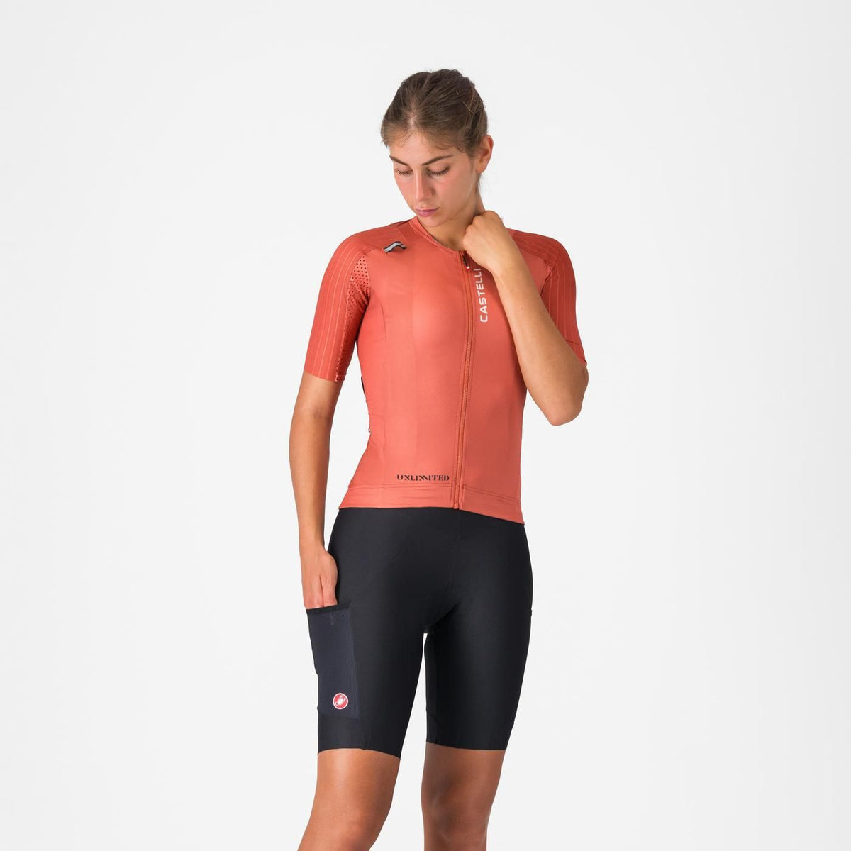 Bibshort Castelli Unlimited Endurance mujer negro - Monalcl