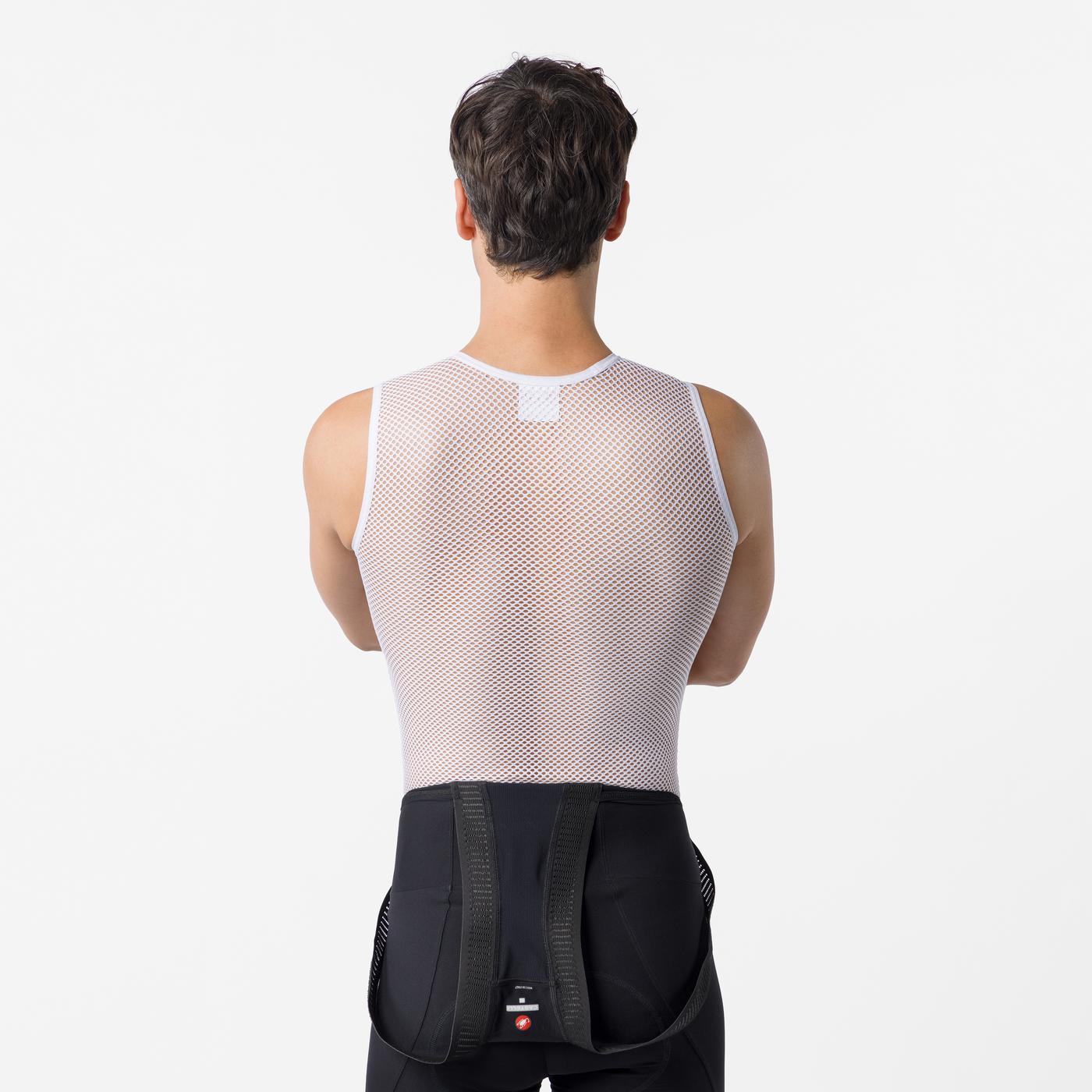 CORE MESH 3 SLEEVELESS WHITE