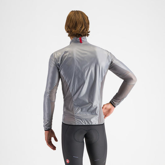 ARIA SHELL JACKET SILVER GRAY