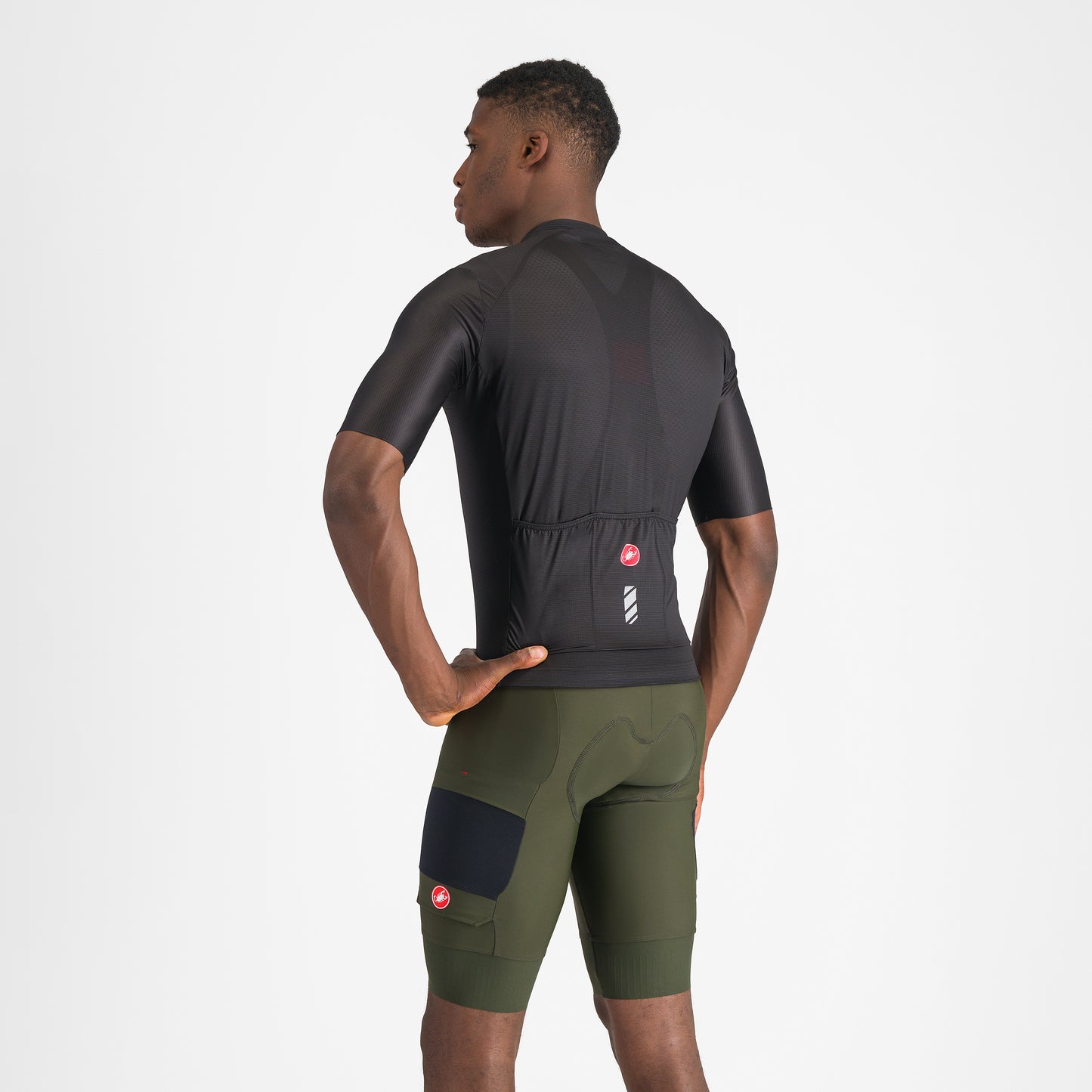 UNLTD CARGO BIBSHORT DEEP GREEN