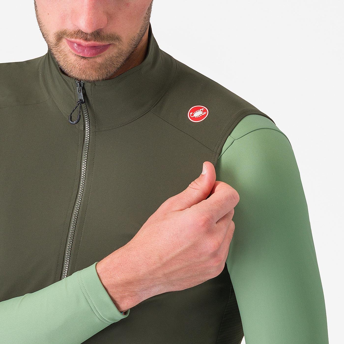 ESPRESSO VEST DEEP GREEN