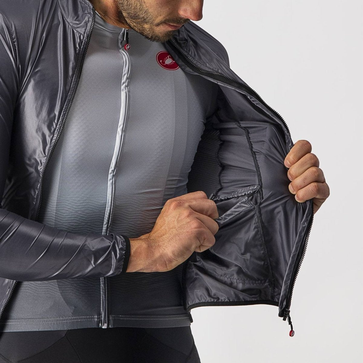 ARIA SHELL JACKET DARK GRAY