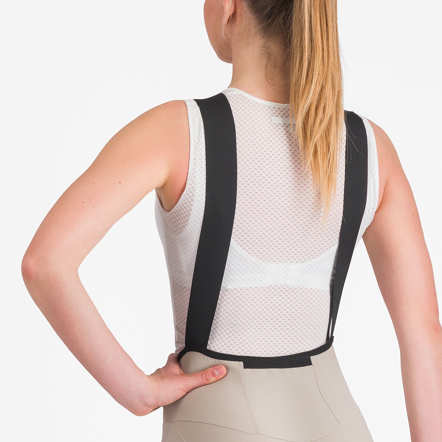 CASTELLI ESPRESSO W DT BIBS CLAY/DARK GREY