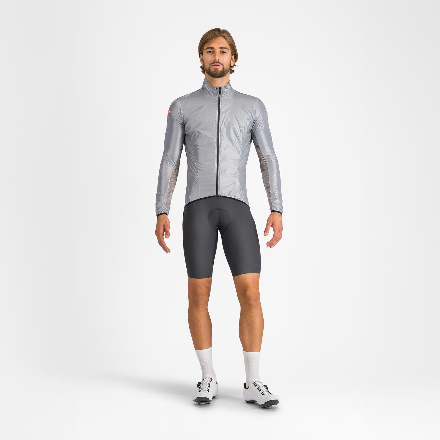 ARIA SHELL JACKET SILVER GRAY