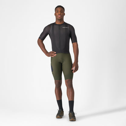 UNLTD CARGO BIBSHORT DEEP GREEN
