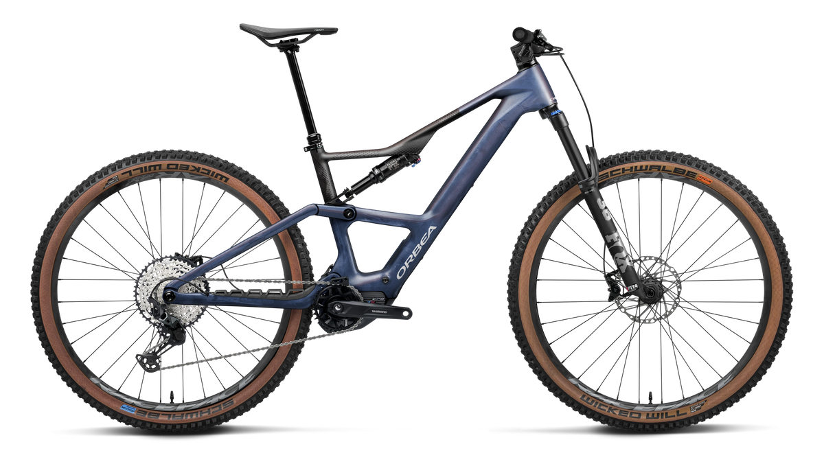 RISE SL M20 20mph - Tanzanite Carbon View - Carbon Raw Matt