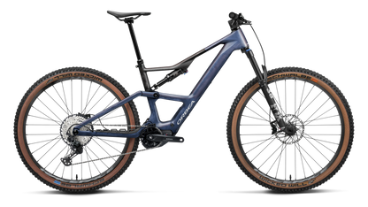 RISE SL M20 20mph - Tanzanite Carbon View - Carbon Raw Matt