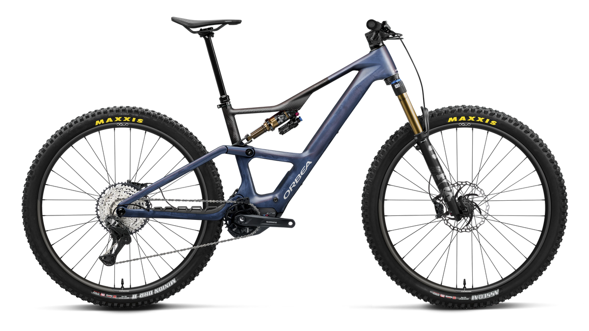 RISE LT M10 20mph - Tanzanite Carbon View - Carbon Raw Matt