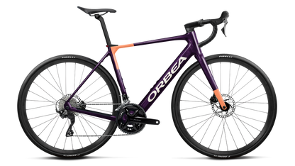 GAIN M30 20mph - Fantasy Purple Carbon View (Gloss) - Orange Cloud (Matt)