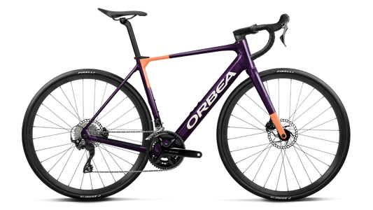 GAIN M30 20mph - Fantasy Purple Carbon View (Gloss) - Orange Cloud (Matt)