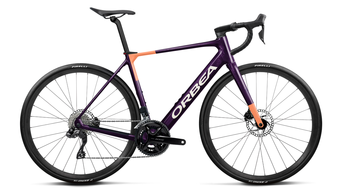 GAIN M30i 20mph - Fantasy Purple Carbon View (Gloss) - Orange Cloud (Matt)