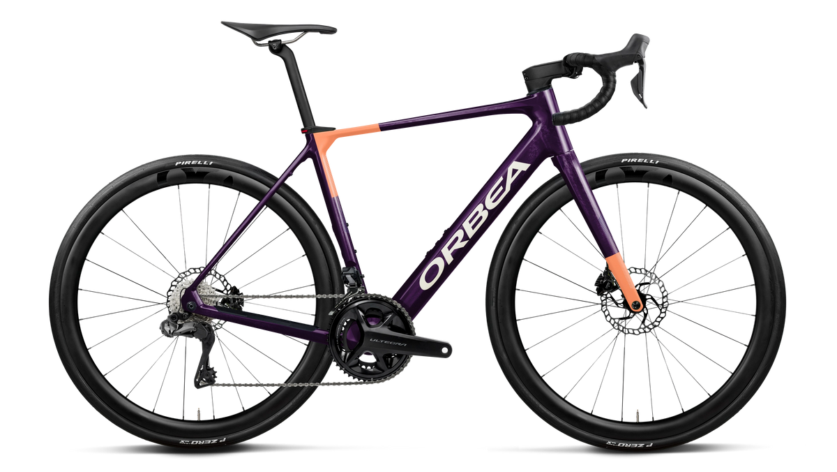 GAIN M20i 20mph - Fantasy Purple Carbon View (Gloss) - Orange Cloud (Matt)