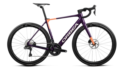 GAIN M20i 20mph - Fantasy Purple Carbon View (Gloss) - Orange Cloud (Matt)
