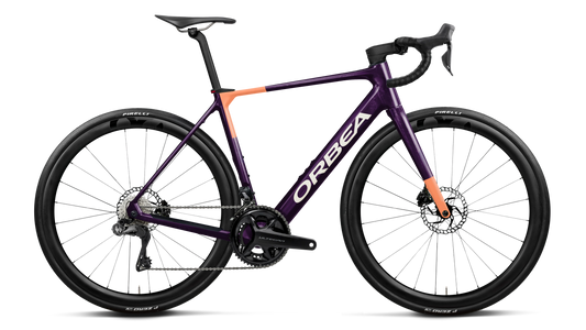 GAIN M20i 20mph - Fantasy Purple Carbon View (Gloss) - Orange Cloud (Matt)