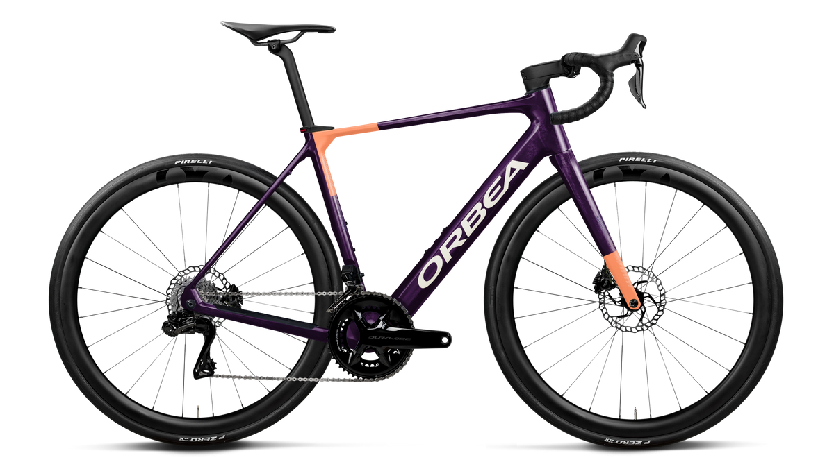 GAIN M10i 20mph - Fantasy Purple Carbon View (Gloss) - Orange Cloud (Matt)