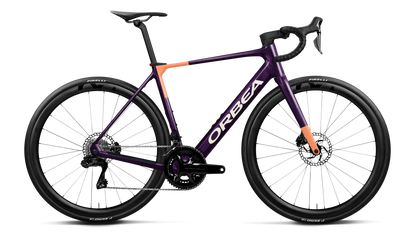 GAIN M10i 20mph - Fantasy Purple Carbon View (Gloss) - Orange Cloud (Matt)