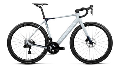 GAIN M10i 20mph - Halo Silver (Matt) - Blue Carbon View (Gloss)