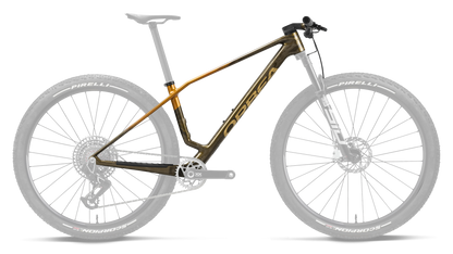 ALMA Carbon (Kit cuadro) - Caramel Carbon View - Leo Orange (Gloss)