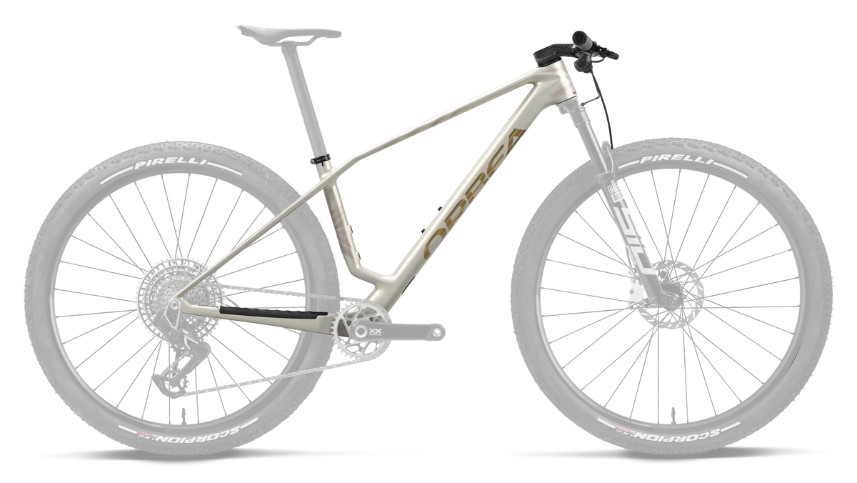 ALMA Carbon (Kit cuadro) - Golden White - Titan Gold (Matt)