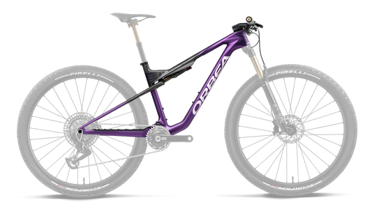 OIZ OMX (Kit cuadro) - Royal Plum - Diamond Black Carbon View (Matt)