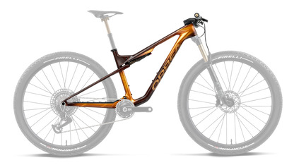 OIZ OMX (Kit cuadro) - Caramel Carbon View - Leo Orange (Gloss)