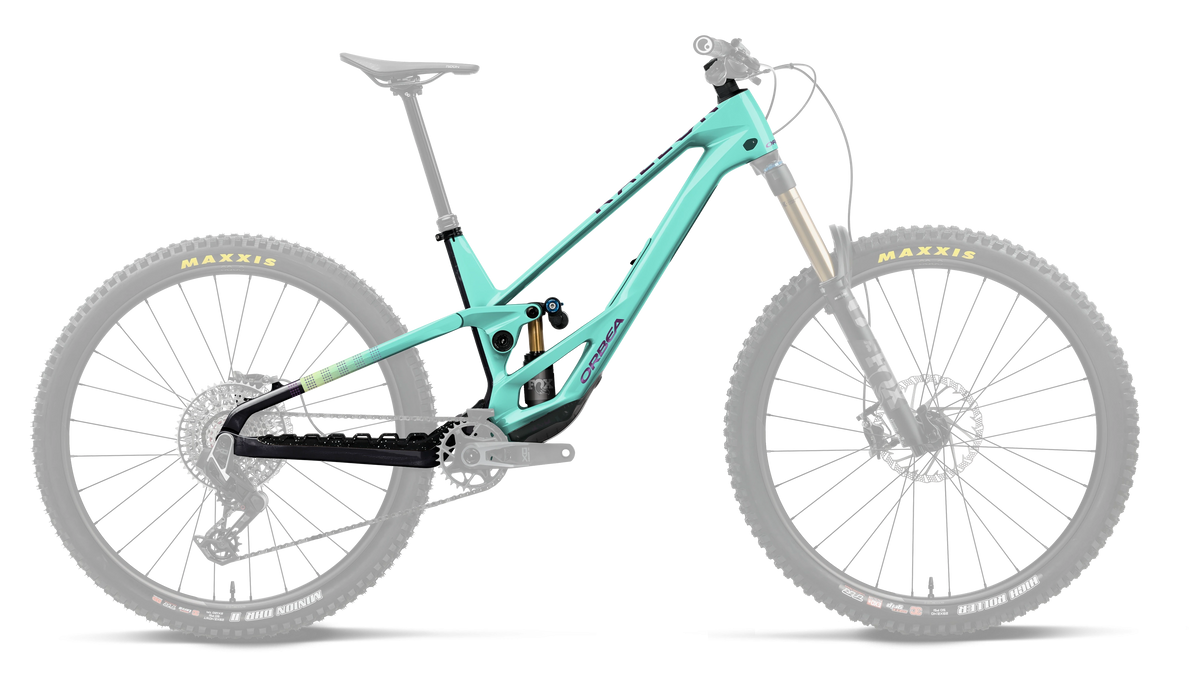 RALLON Enduro (Kit cuadro) - Aloha Green - Fantasy Purple Carbon View (Gloss)