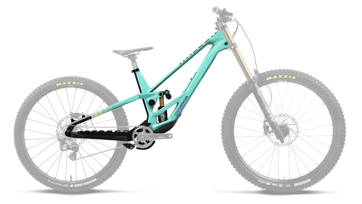 RALLON DH (Kit cuadro) - Aloha Green - Fantasy Purple Carbon View (Gloss)