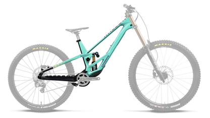 RALLON DH (Kit cuadro) - Aloha Green - Fantasy Purple Carbon View (Gloss)