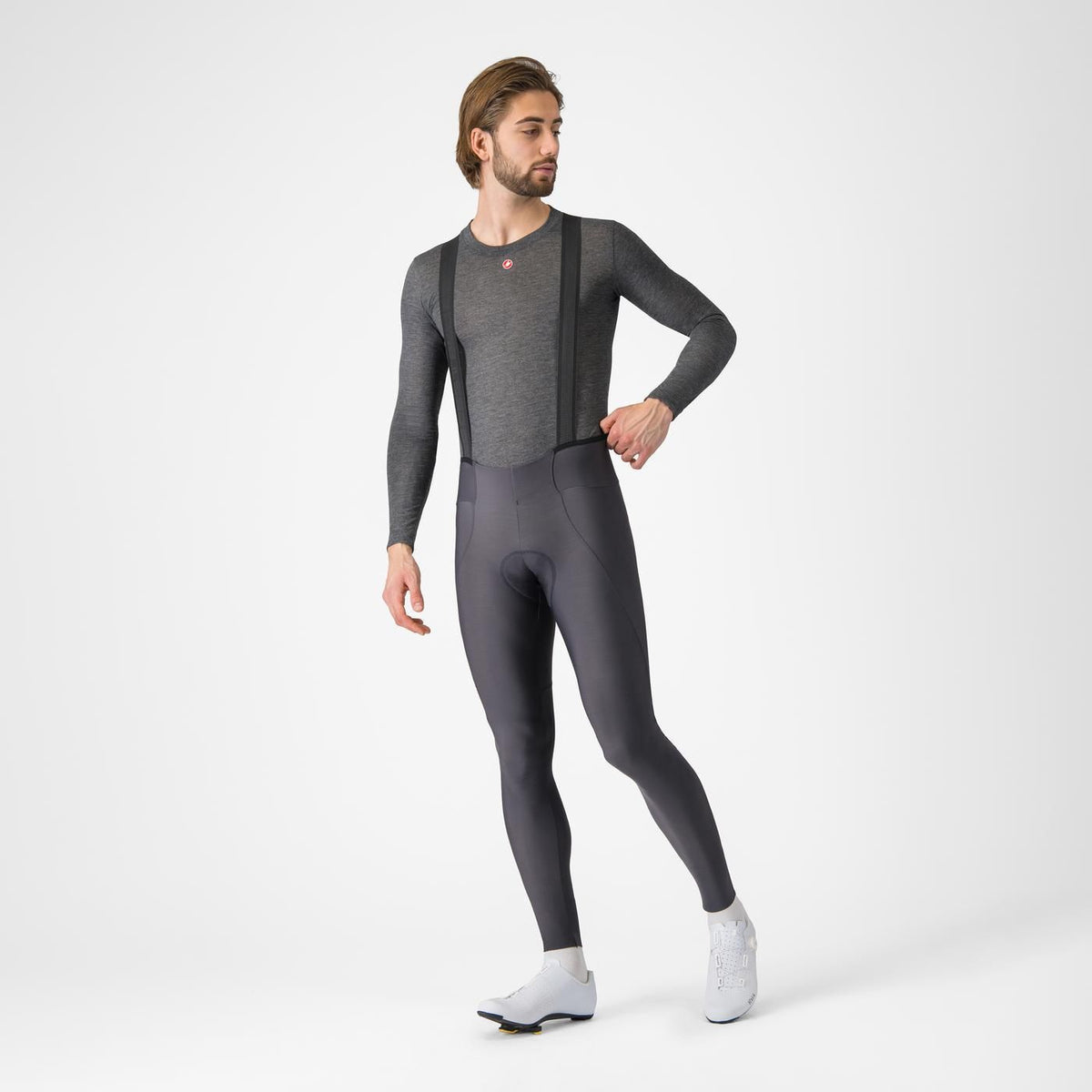 MEDIO BASE LAYER LS MELANGE GRAY