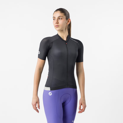 Jersey Castelli Espresso 2 mujer negro - Monalcl