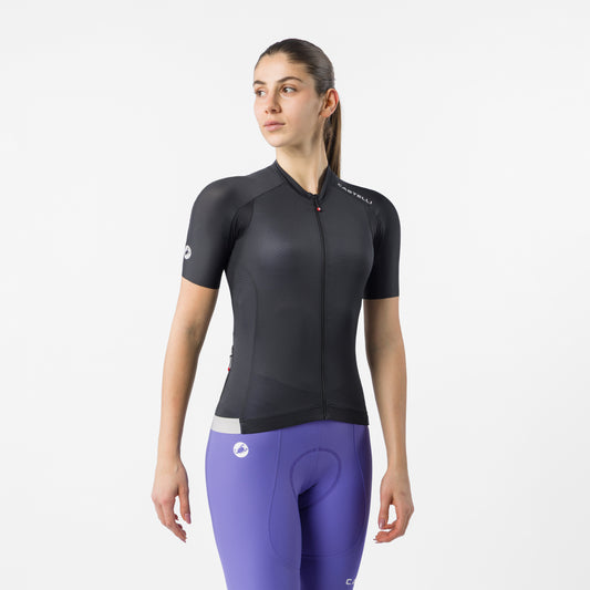 Jersey Castelli Espresso 2 mujer negro - Monalcl