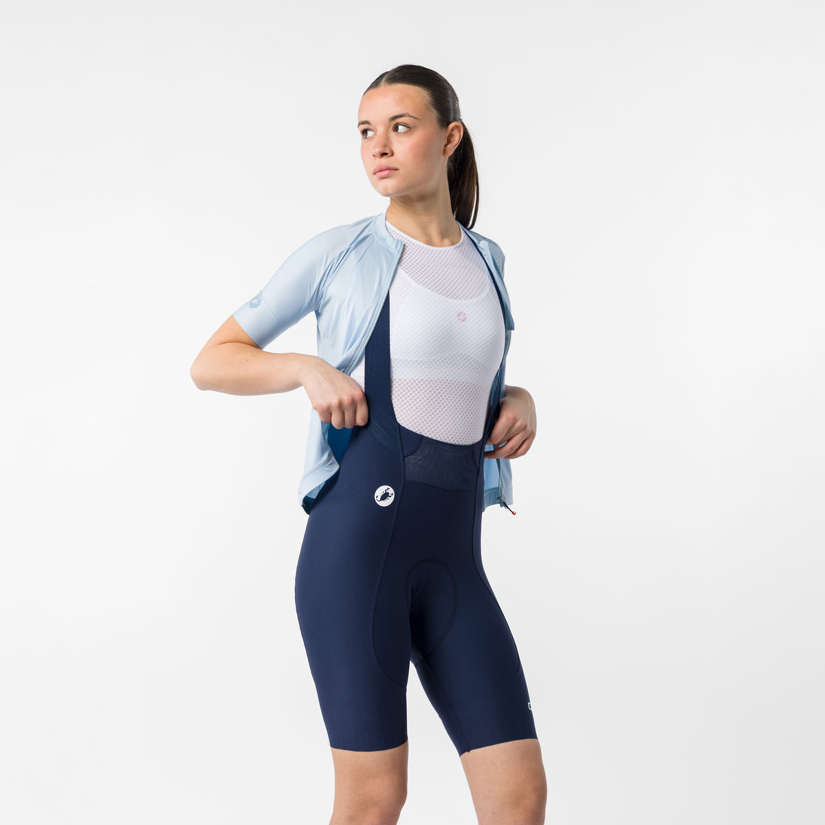 Bibshort Castelli Espresso 2 mujer color azul (Belgian Blue) - Monalcl
