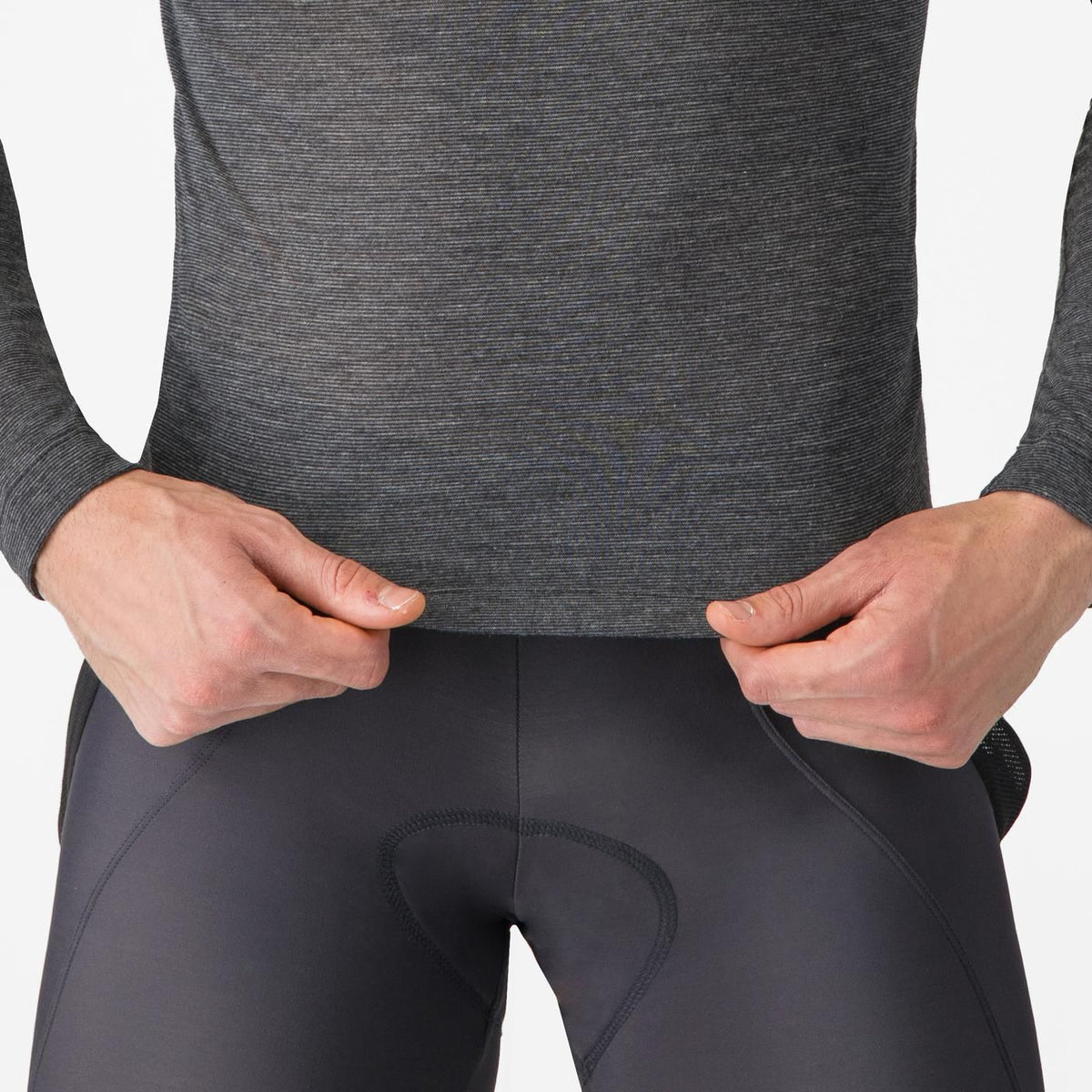 MEDIO BASE LAYER LS MELANGE GRAY
