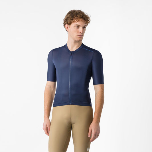 Jersey Castelli Espresso 2 color azul (Belgian Blue) - Monalcl