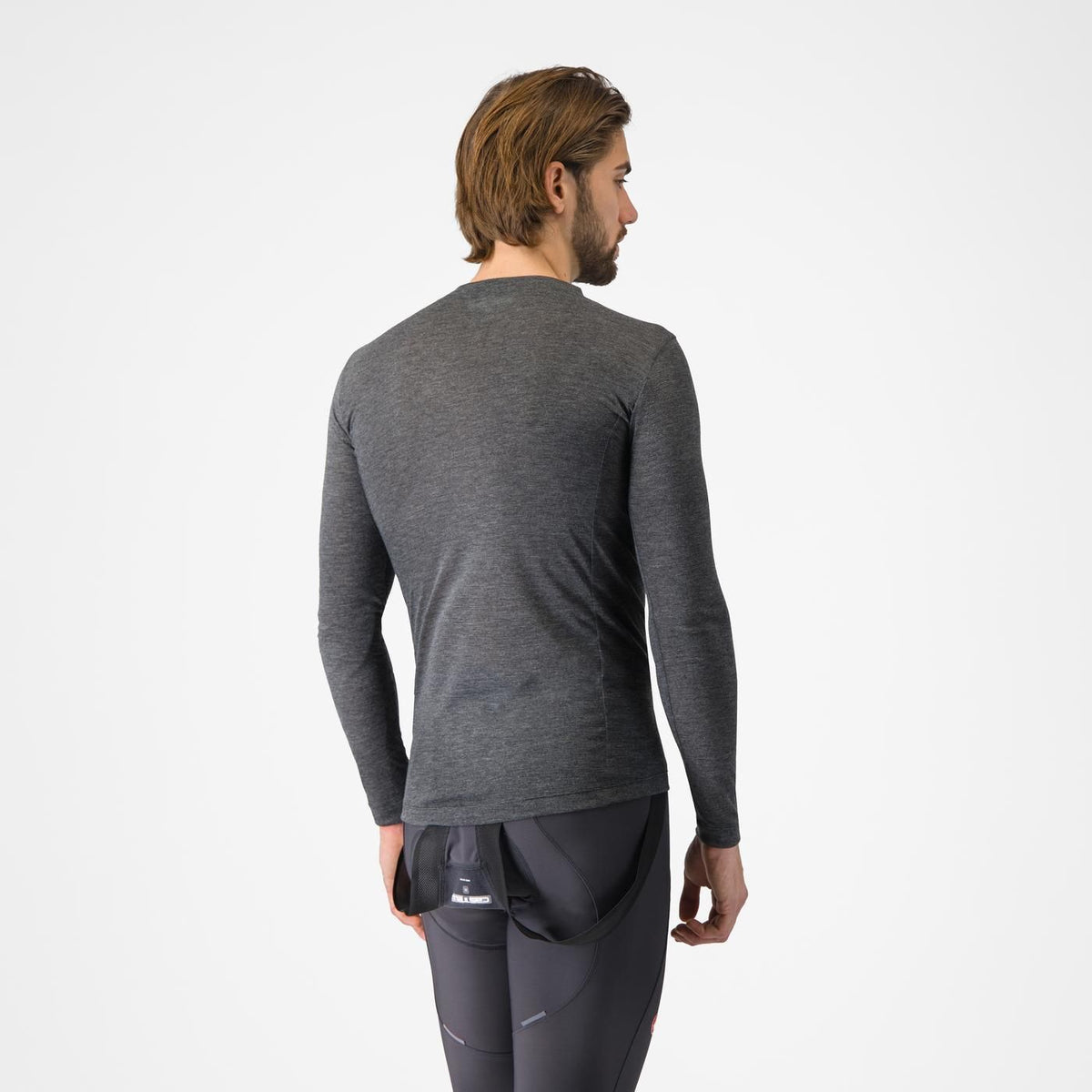 MEDIO BASE LAYER LS MELANGE GRAY