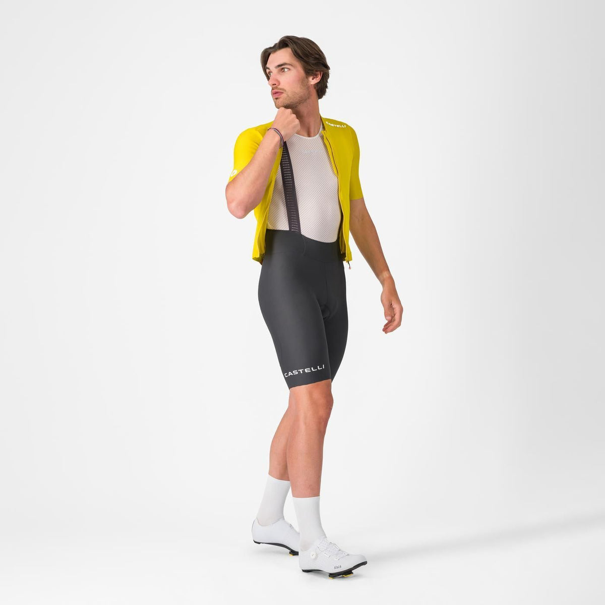 ESPRESSO 2 BIBSHORT DARK GRAY