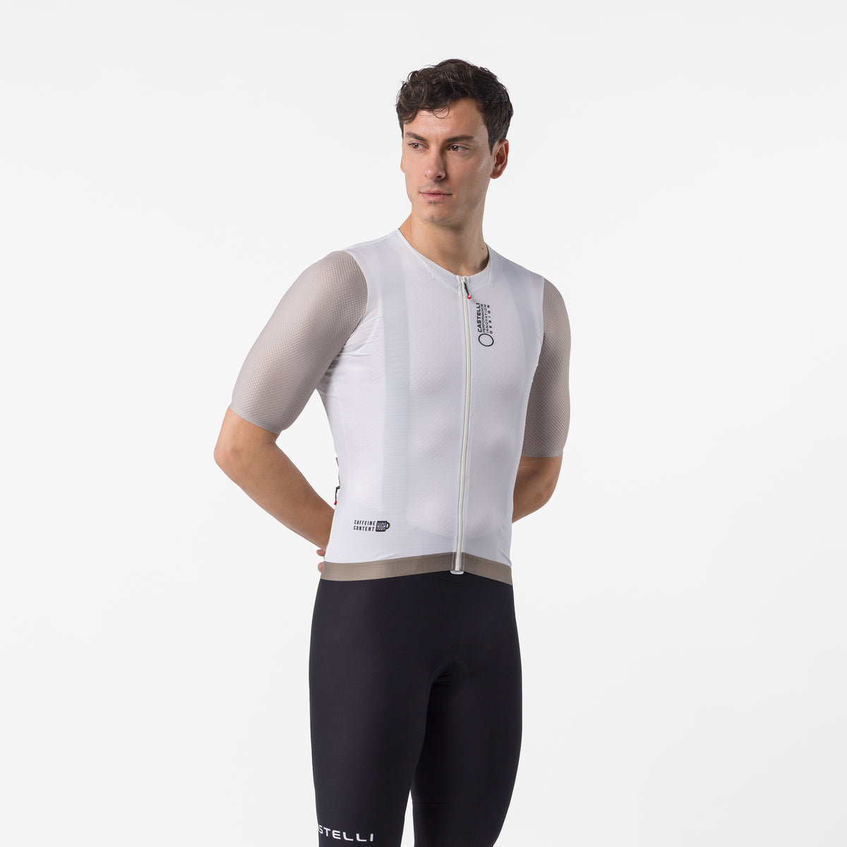 Jersey Castelli Corretto color marfil - Monalcl