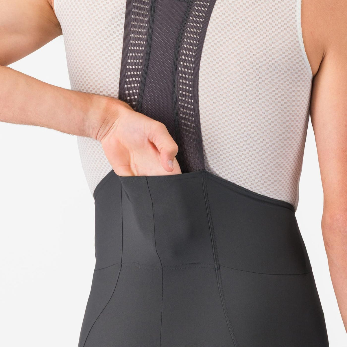 ESPRESSO 2 BIBSHORT DARK GRAY