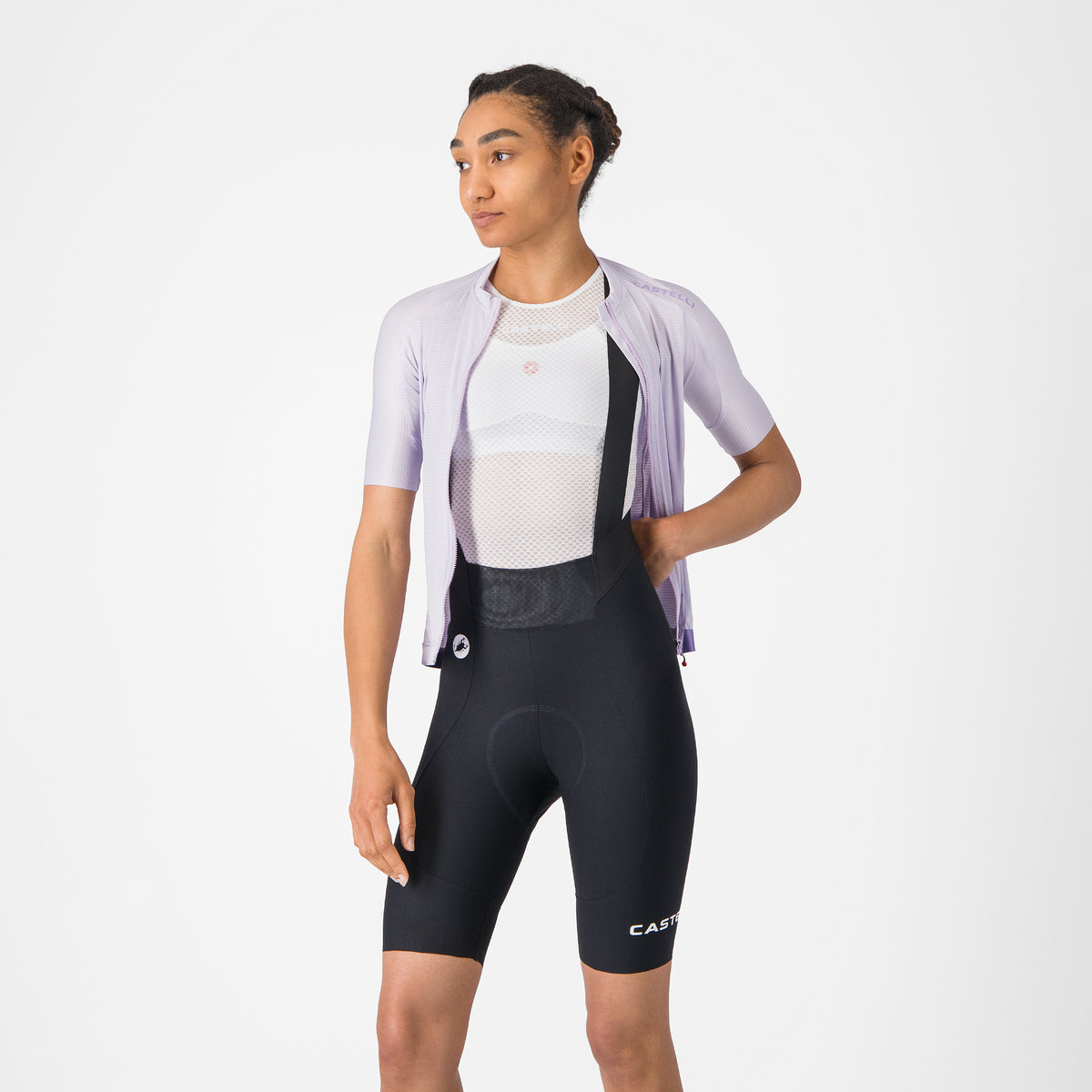 Bibshort Castelli Espresso 2 mujer negro - Monalcl
