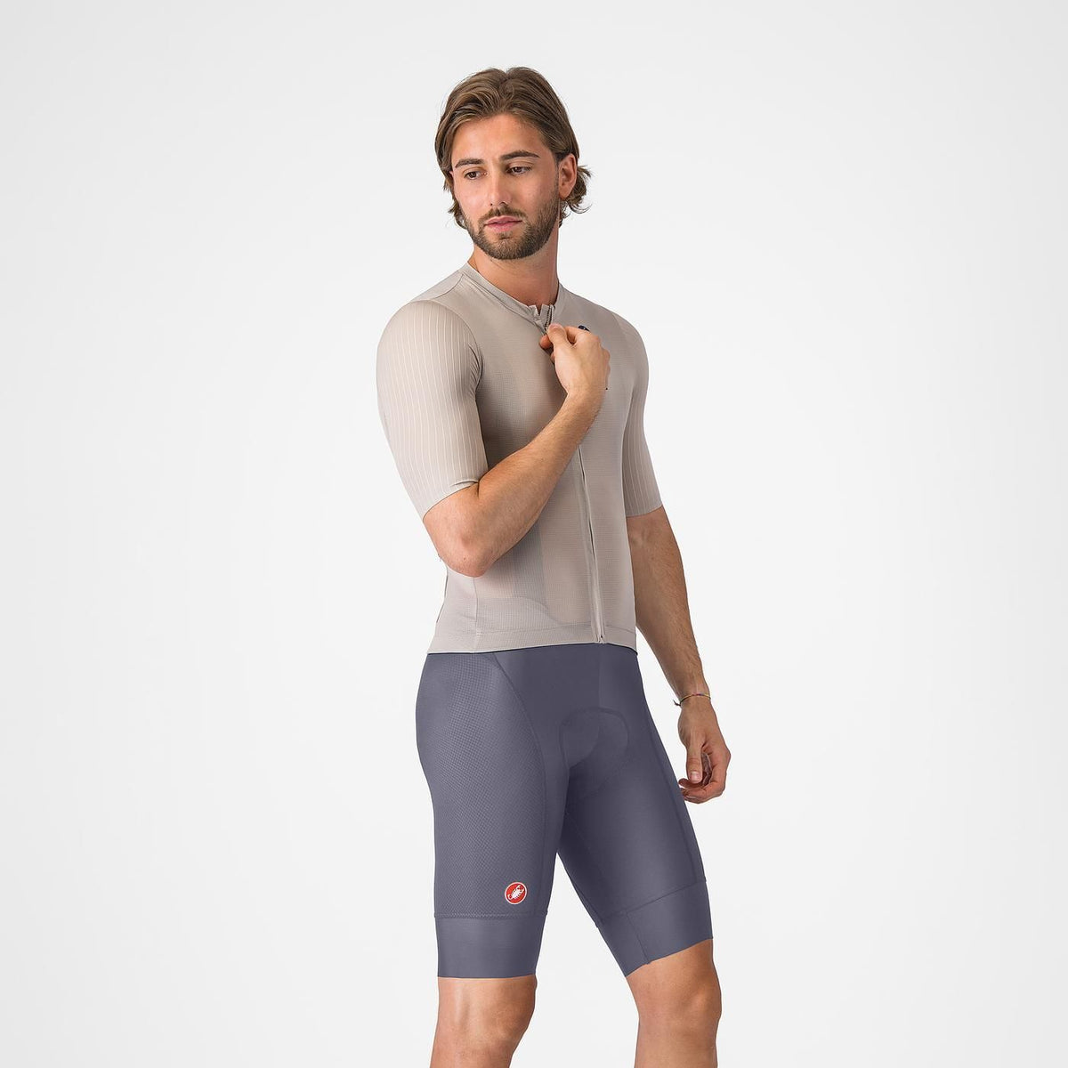 Bibshort Castelli Competizione 2 color gris humo - Monalcl