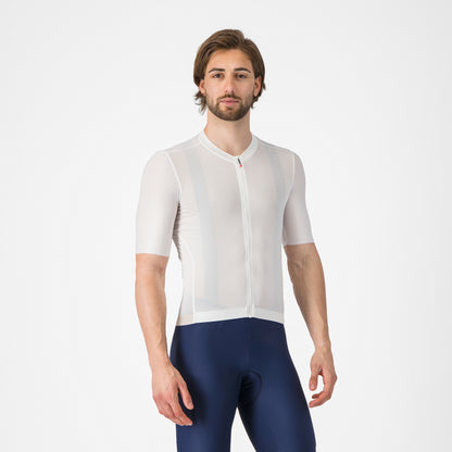 Jersey Castelli Espresso 2 color marfil - Monalcl