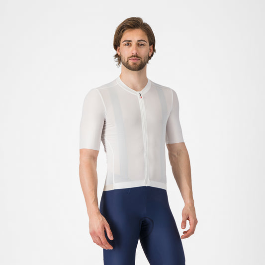 Jersey Castelli Espresso 2 color marfil - Monalcl